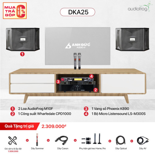 Dàn Karaoke Gia Đình Audiofrog DKA25 (Chính Hãng)