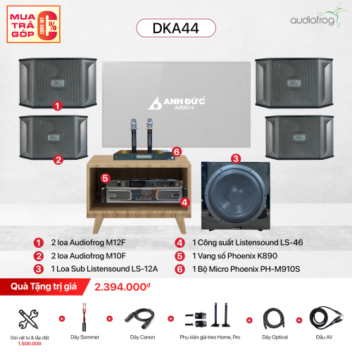 Dàn Karaoke Gia Đình Audiofrog DKA43 (Chính Hãng)