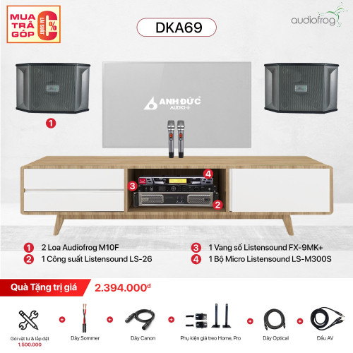 Dàn Karaoke Gia Đình Audiofrog DKA69 (Chính Hãng)