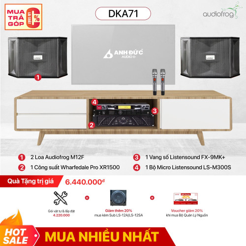 Dàn Karaoke Gia Đình Audiofrog DKA71 (Chính hãng)