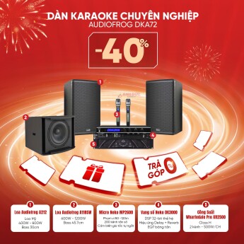 Dàn Karaoke Chuyên Nghiệp Audiofrog DKA72 (Chính Hãng)