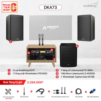 Dàn Karaoke Chuyên Nghiệp Audiofrog DKA73 (Chính Hãng)