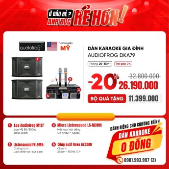 Dàn Karaoke Gia Đình Audiofrog DKA79 (Chính Hãng)