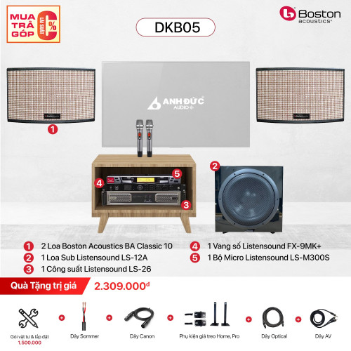 Dàn Karaoke Gia Đình Boston DKB05 (Chính Hãng)