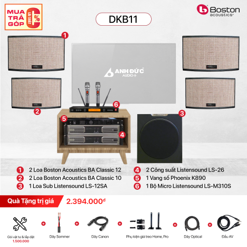 Dàn Karaoke Gia Đình Boston DKB11 (Chính Hãng)