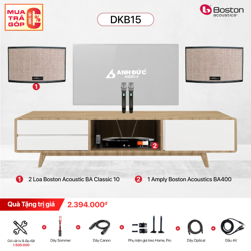 Dàn Karaoke Gia Đình Boston DKB15 (Chính Hãng)