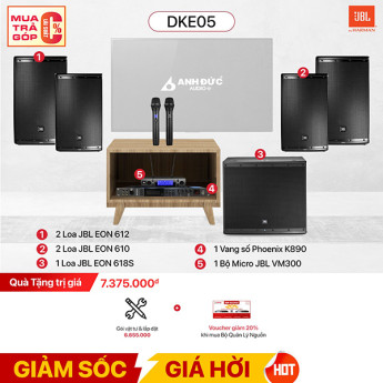 Dàn Karaoke Chuyên Nghiệp JBL DKE05 (Chính Hãng)