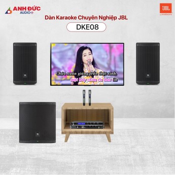 Dàn Karaoke Chuyên Nghiệp JBL DKE08 (Chính Hãng)