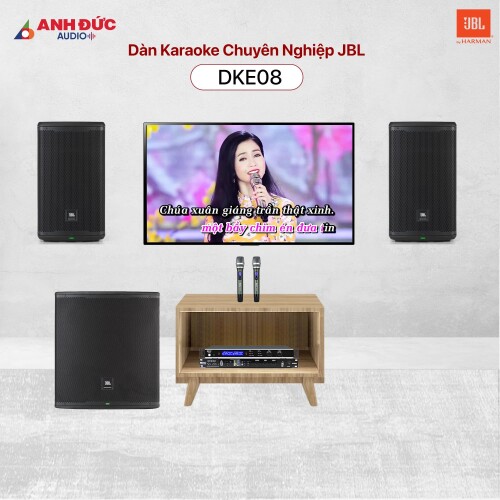 Dàn Karaoke Chuyên Nghiệp JBL DKE08 (Chính Hãng)