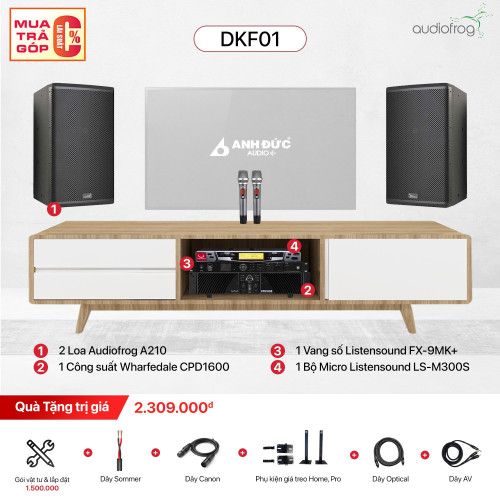 Dàn Karaoke Chuyên Nghiệp Audiofrog DKF01 (Chính Hãng)