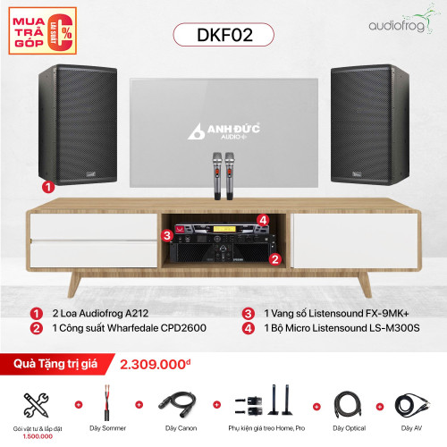 Dàn Karaoke Chuyên Nghiệp Audiofrog DKF02 (Chính Hãng)