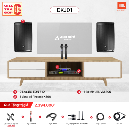 Dàn Karaoke Gia Đình JBL DKJ01 (Chính Hãng)