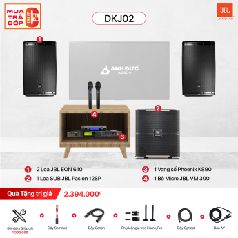 Dàn Karaoke Gia Đình JBL DKJ02 (Chính Hãng)
