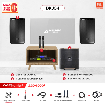 Dàn Karaoke Gia Đình JBL DKJ04 (Chính Hãng)