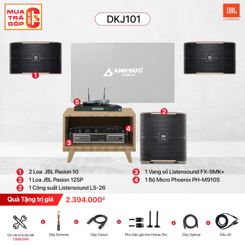 Dàn Karaoke Gia Đình JBL DKJ101 (Chính Hãng)