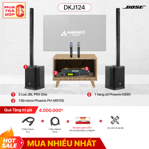 Dàn Karaoke Gia Đình JBL DKJ124 (Chính Hãng)