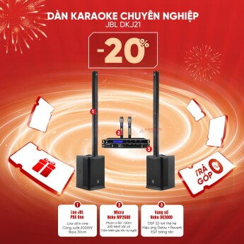 Dàn Karaoke Chuyên Nghiệp JBL DKJ21 (Chính hãng)