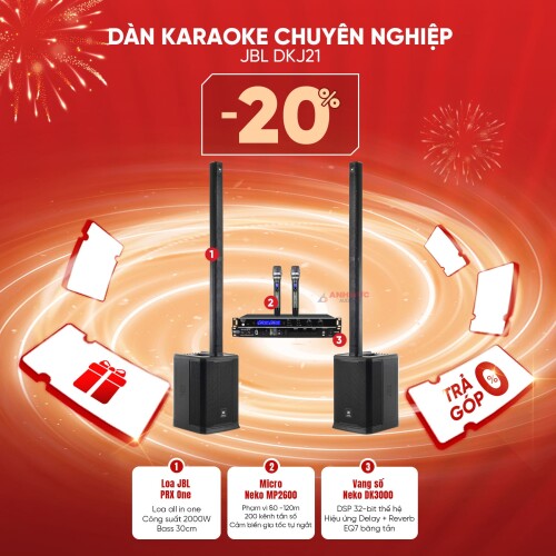 Dàn Karaoke Chuyên Nghiệp JBL DKJ21 (Chính hãng)