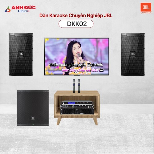 Dàn Karaoke Chuyên Nghiệp JBL DKK02 (Chính Hãng)
