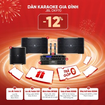 Dàn Karaoke Gia Đình JBL DKP70 (Chính Hãng)