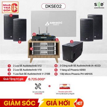 Dàn Karaoke Chuyên Nghiệp SE Audiotechnik DKSE02 (Chính Hãng)