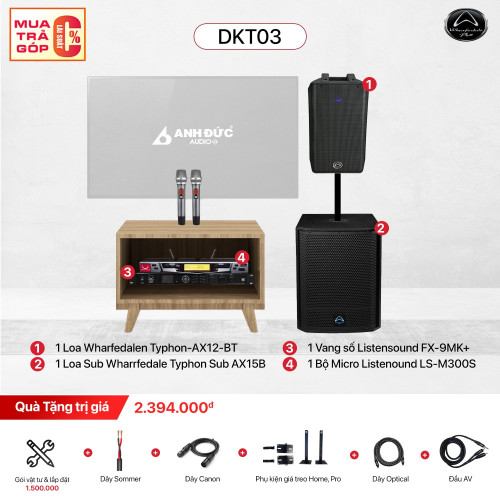 Dàn Karaoke Chuyên Nghiệp Wharfedale DKT03 (Chính Hãng)
