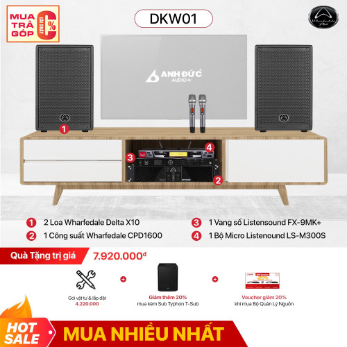 Dàn Karaoke Chuyên Nghiệp Wharfedale DKW01 (Chính Hãng)