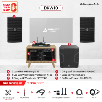 Dàn Karaoke Chuyên Nghiệp Wharfedale DKW10 (Chính Hãng)