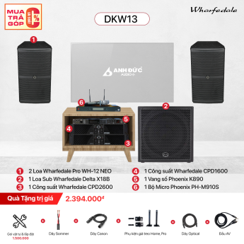 Dàn Karaoke Chuyên Nghiệp Wharfedale DKW13 (Chính Hãng)