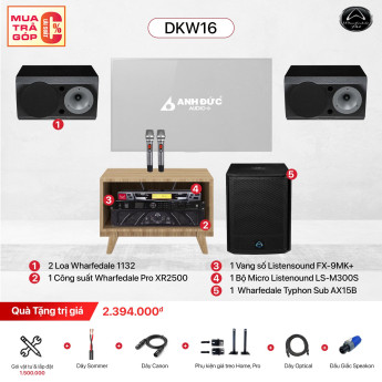 Dàn Karaoke Gia Đình Wharfedale DKW16 (Chính Hãng)