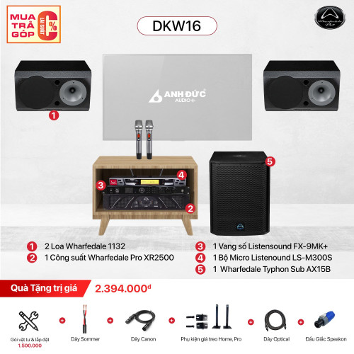 Dàn Karaoke Gia Đình Wharfedale DKW16 (Chính Hãng)