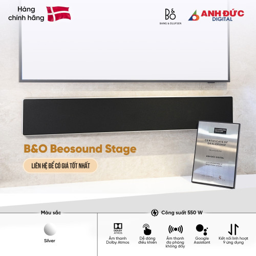 Loa B&O Beosound Stage | Silver (Chính Hãng)