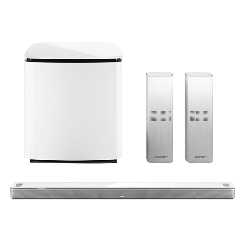 Loa Soundbar Bose Smart Ultra + Bose Bass Module 700 + Bose Surround Speakers 700 | White (Chính Hãng)