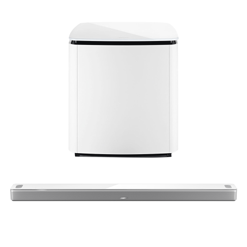 Loa Soundbar Bose Smart Ultra + Bose Bass Module 700 | White (Chính Hãng)