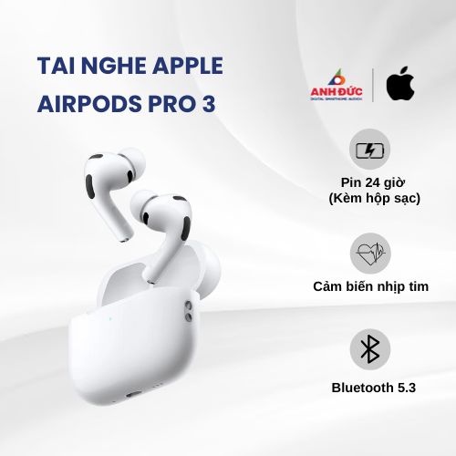 Tai nghe Apple AirPods Pro 3 (Chính hãng)