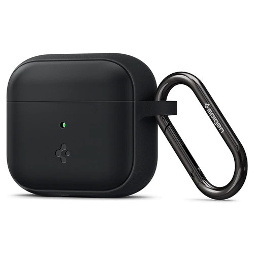 Ốp Spigen Silicone Fit for AirPods 3rd Gen | Black (Chính Hãng) (ASD01984)