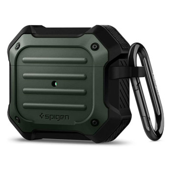 Ốp Spigen Tough Armor for AirPods 3rd Gen | Military Green (Chính Hãng) (ASD01988)