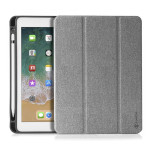 Bao da TOMTOC Smart cover slim for iPad 9.7'' 2018 | Gray (Chính Hãng)