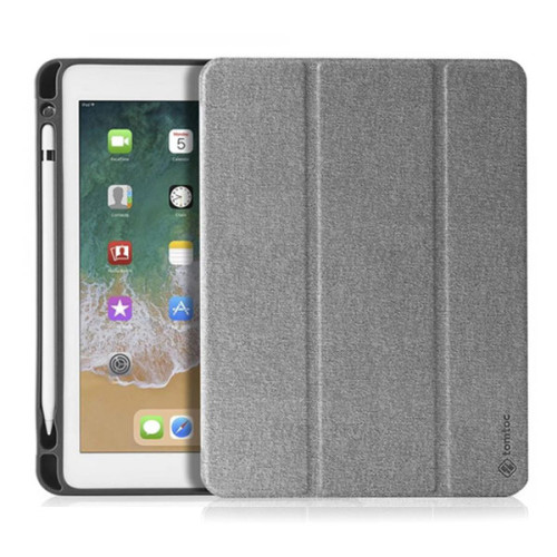 Bao da TOMTOC Smart cover slim for iPad 9.7'' 2018 | Gray (Chính Hãng)