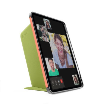 Bao da Tomtoc từ tính đa góc hỗ trợ sạc không dây Apple Pencil for iPad 10.9" | Avocado (Chính Hãng)