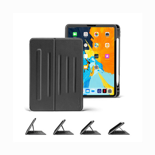 Bao da Tomtoc từ tính đa góc hỗ trợ sạc không dây Apple Pencil for iPad Pro 11 inch (Chính Hãng)