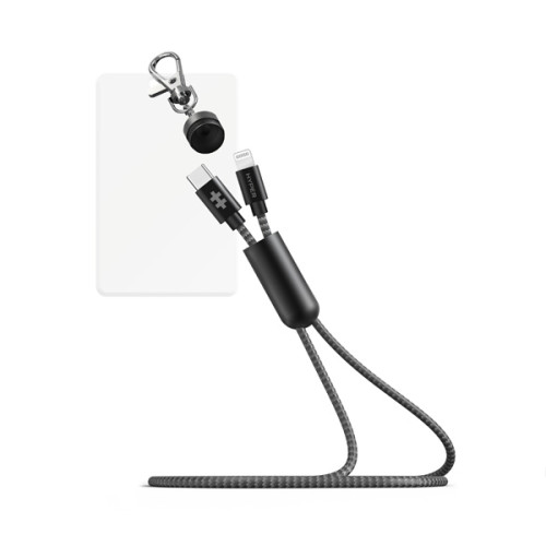 Cáp C to Lightning Hyperdrive Lanyard 1M MFI iPhone/iPad (Chính Hãng)