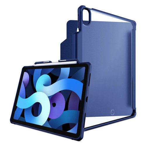 Bao da kháng khuẩn và chống sốc ITSKINS (France) Hybrid solid folio for iPad 10.9" 2020 | Navy Blue