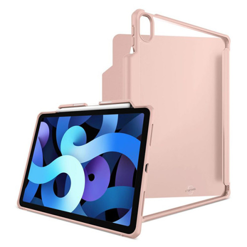 Bao da kháng khuẩn và chống sốc ITSKINS (France) Hybrid solid folio for iPad 10.9" 2020 | Rose Gold