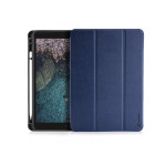 Bao da TOMTOC Smart Cover Slim with Pen Holder for iPad 10.5" | Dark Blue (Chính Hãng)
