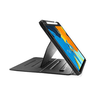 Bao da TOMTOC từ tính đa góc hỗ trợ sạc không dây Apple Pencil for iPad Pro 11" | Black (Chính Hãng)