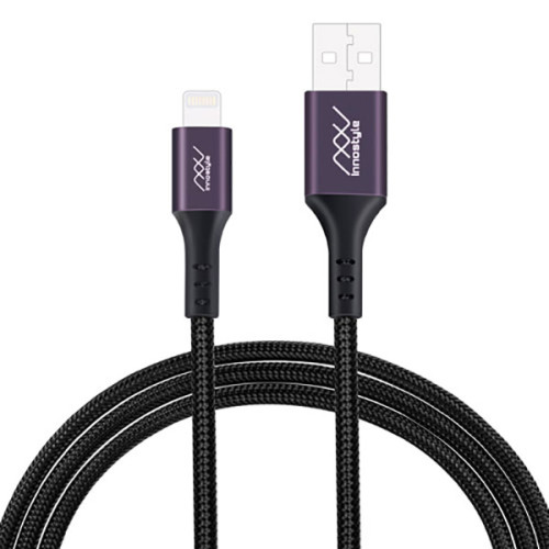 Cáp Innostyle DuraFLEX 1.5m USB A to lightning | Lavender (Chính Hãng)