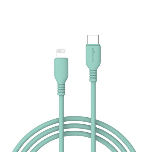 Cáp Innostyle Jazzy USB C to lightning 1.2M | Green (Chính Hãng)