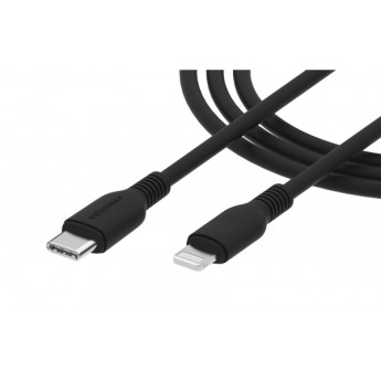 Cáp sạc nhanh Innostyle Jazzy 1.5M USB-C to Lightning | Jet Black (Chính Hãng)