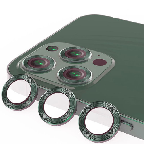 Cường lực Camera Mipow Glass chống va đập iPhone 13 Pro/13 Pro Max | Alpine Green